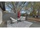 Relaxing deck area with seating and gray rug at 97 Grayson New Hope Rd, Grayson, GA 30017