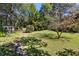 Spacious backyard with shed and trees at 1452 Merriman Ne Ln, Atlanta, GA 30324