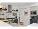 Modern kitchen with stainless steel appliances and mosaic backsplash at 1452 Merriman Ne Ln, Atlanta, GA 30324