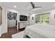 Main bedroom with walk-in closet and large TV at 1452 Merriman Ne Ln, Atlanta, GA 30324