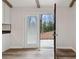 View of backyard from interior French door at 1573 Deerwood Ln, Acworth, GA 30102