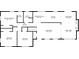 One story house floor plan, 3 bedrooms, 2 baths, Gathering room at 1573 Deerwood Ln, Acworth, GA 30102