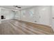 Hardwood floor living room with fireplace and lots of light at 1573 Deerwood Ln, Acworth, GA 30102