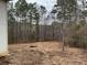 Cleared lot behind new home construction, showing wooded area at 515 Penny Ln, Loganville, GA 30052