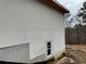 Exterior view of new home construction, showing siding and window at 515 Penny Ln, Loganville, GA 30052