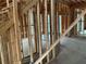 Interior framing of a house under construction, showing electrical work at 515 Penny Ln, Loganville, GA 30052
