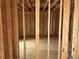 Interior framing of a room in a new house under construction at 515 Penny Ln, Loganville, GA 30052