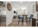 Kitchen features a breakfast bar and view into the living room at 6292 Hickory Lane Cir, Union City, GA 30291