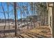 View of wooded area behind the house with some construction at 6292 Hickory Lane Cir, Union City, GA 30291