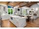 Bright kitchen with a large center island, marble countertops, and stainless steel appliances at 4345 Mount Paran Nw Pkwy, Atlanta, GA 30327