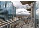 Enjoy city views from this balcony, a great spot to relax outdoors at 855 Peachtree Ne St # 1508, Atlanta, GA 30308