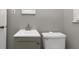Small bathroom with toilet and sink at 2259 Nelms Sw Dr, Atlanta, GA 30315