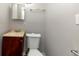 Clean bathroom with a toilet and sink at 2259 Nelms Sw Dr, Atlanta, GA 30315