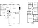 Detailed floor plan showcasing the layout of the first and second floors, including room dimensions and closet spaces at 1162 Misty Meadows Xing, Hampton, GA 30228