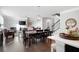 Open concept dining room with hardwood floors at 423 Payne Rd, Woodstock, GA 30188