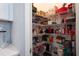 Well-organized pantry with wire shelving, offering ample storage at 423 Payne Rd, Woodstock, GA 30188