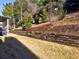 Landscaped backyard with tiered retaining walls at 1326 Nantahala Ne Trl, Marietta, GA 30062