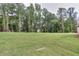 Expansive backyard with lush green grass, offering plenty of space and privacy at 2106 Lacroix Way, Conyers, GA 30094