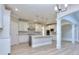 Modern kitchen with white cabinets, stainless steel appliances, and ample counter space at 2106 Lacroix Way, Conyers, GA 30094