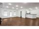 Spacious finished basement recreation area with hardwood floors at 2733 Caldwell Rd, Brookhaven, GA 30319