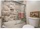 Elegant bathroom with marble tile shower and updated fixtures at 918 Cannongate Sw Xing, Marietta, GA 30064