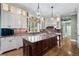 Gourmet kitchen with granite countertops and island at 1446 W Wesley Nw Rd, Atlanta, GA 30327