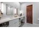 Elegant bathroom with double vanity and modern fixtures at 1500 W Wesley Nw Rd, Atlanta, GA 30327