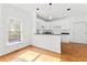 Eat in kitchen with white cabinets at 283 Boulder Park Ln, Atlanta, GA 30331