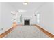 Living room with fireplace and hardwood floors at 283 Boulder Park Ln, Atlanta, GA 30331