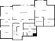 Basement floor plan featuring recreation room, bedroom, sauna, and bath at 3714 Thunder Ne Way, Marietta, GA 30066