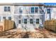 Private backyard with patio and wooden fence at 147 Bluffington Way, Marietta, GA 30066