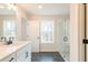 Bright bathroom with walk-in shower and natural light at 147 Bluffington Way, Marietta, GA 30066