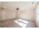 Spacious bedroom with carpet flooring and ceiling fan at 147 Bluffington Way, Marietta, GA 30066