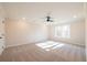 Spacious bedroom with carpet flooring and ceiling fan at 147 Bluffington Way, Marietta, GA 30066