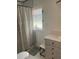 Clean bathroom with shower, toilet and vanity at 1682 Connally Dr, Atlanta, GA 30344