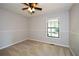 Bedroom with window and ceiling fan at 3054 Chelsea Ln, Acworth, GA 30102