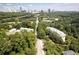 Aerial view showing Le Chateau's location in relation to the city skyline at 2865 Lenox Ne Rd # 208, Atlanta, GA 30324