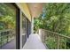 Private balcony overlooking a wooded area at 2865 Lenox Ne Rd # 208, Atlanta, GA 30324