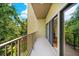Private balcony with wooded views and access from multiple rooms at 2865 Lenox Ne Rd # 208, Atlanta, GA 30324