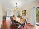 Formal dining room with hardwood floors and large windows at 2865 Lenox Ne Rd # 208, Atlanta, GA 30324