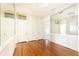 Spacious bedroom with built-in closets and hardwood floors at 2933 Andrews Nw Dr, Atlanta, GA 30305