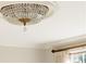 Crystal chandelier adds sparkle and sophistication to the room at 2933 Andrews Nw Dr, Atlanta, GA 30305