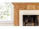 Ornate fireplace with carved mantel and marble surround at 2933 Andrews Nw Dr, Atlanta, GA 30305