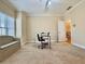 Bright bedroom with carpeted floor and built-in bench at 1411 River Station Dr, Lawrenceville, GA 30045