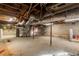 Unfinished basement with exposed utilities and concrete floor at 9105 Griffin Sw Ln, Covington, GA 30014