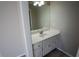 Clean bathroom with vanity, sink, and toilet at 1106 Bridge Mill Ave, Canton, GA 30114