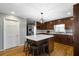Kitchen featuring a center island, stainless steel appliances, and hardwood floors at 4286 Pool Rd, Winston, GA 30187