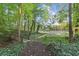 Peaceful backyard with bridge and pond views at 3630 Lake Se Dr, Smyrna, GA 30082