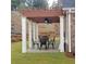 Relaxing covered patio with seating area and ceiling fan at 1999 Gladys Ct, Marietta, GA 30064