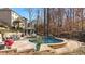 Inviting kidney-shaped pool with flagstone patio at 925 Upper Hembree Rd, Roswell, GA 30076